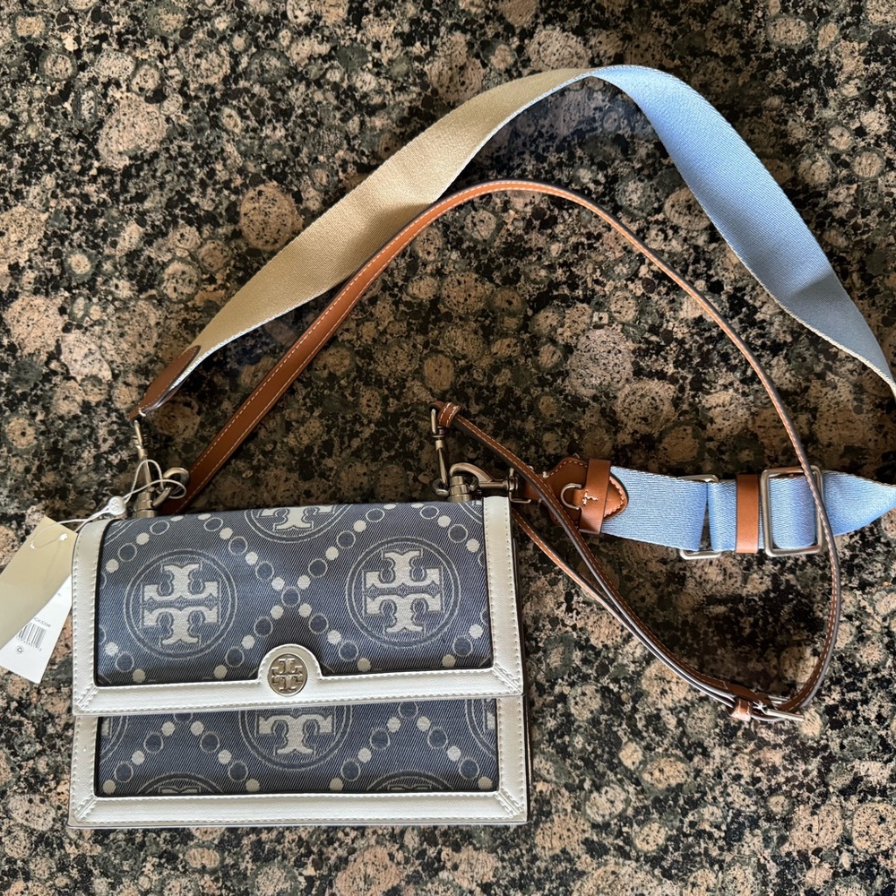 Tory Burch Denim Shoulder Bag